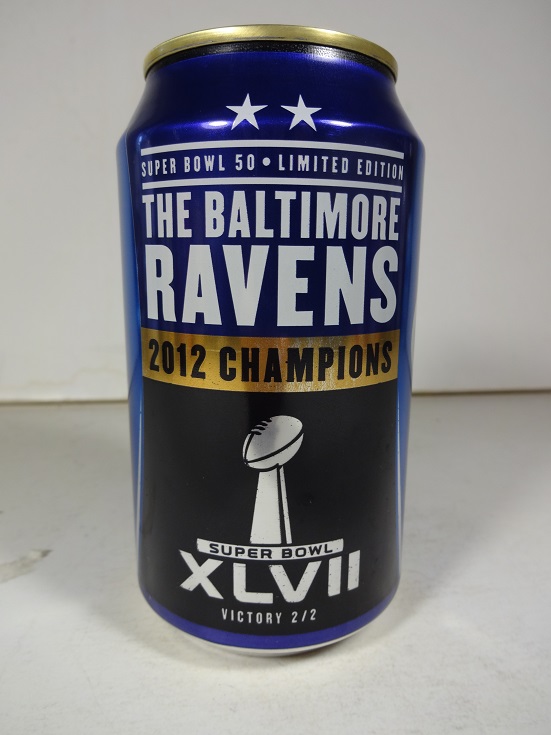 Bud Light - Baltimore Ravens 2012 Super Bowl Champions - Click Image to Close